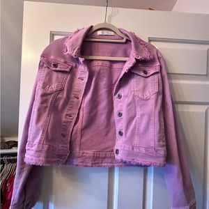 Frayed Denim Jacket